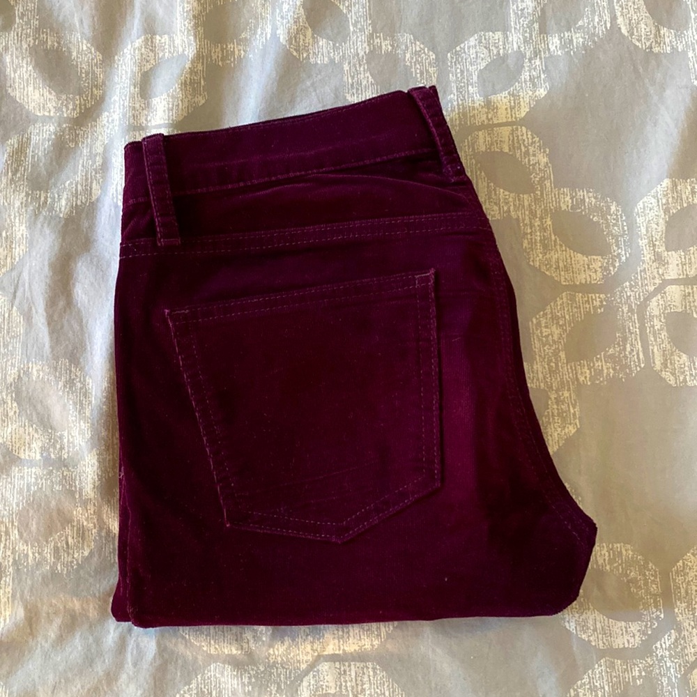 GAP Maroon Corduroy Legging Jeans